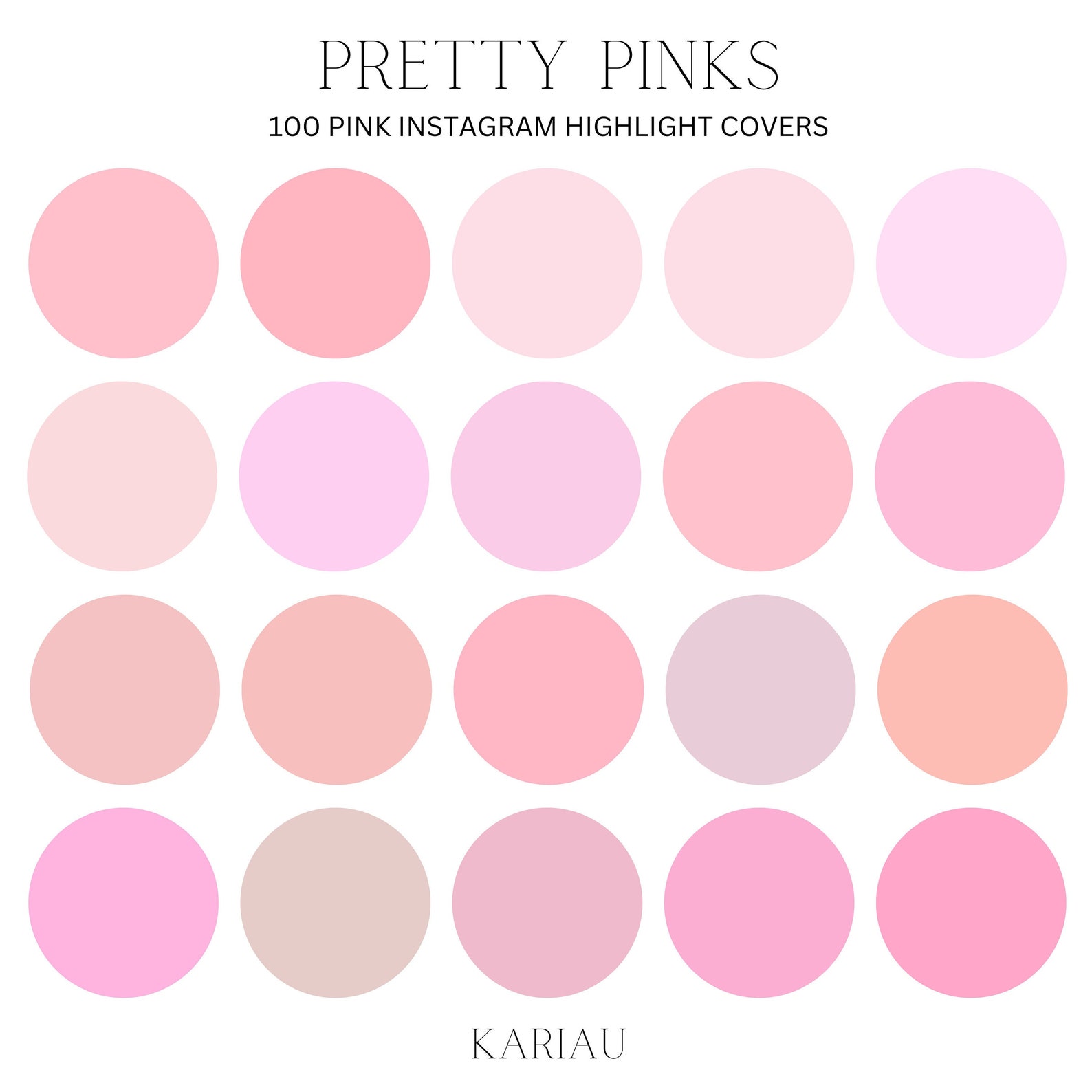 100 Pretty Pink Instagram Highlight Cover PNG Instagram Story Covers