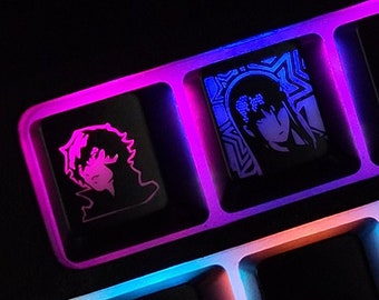 Persona5 Anime Theme Characters Backlit Keycaps Pack