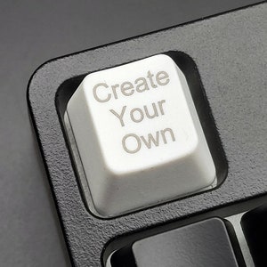 Create Your Own Custom PBT (Non Backlit) Keycap | Mechanical Keyboard Keycap | Business Logo Key | Corporate Gift | Cherry OEM Key