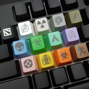 Create Your Own Custom Color (Non Backlit) Keycap | Mechanical Keyboard Keycap | Business Logo Key | Corporate Gift | Cherry OEM Key |
