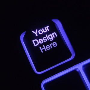 Create Your Own Custom Backlit Keycap| Mechanical Keyboard Keycap | Business Logo Key | Corporate Gift | Cherry OEM Key | Gift for him