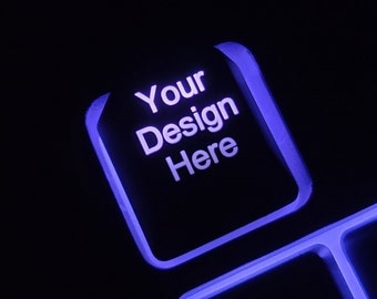 Create Your Own Custom Backlit Keycap| Mechanical Keyboard Keycap | Business Logo Key | Corporate Gift | Cherry OEM Key | Gift for him