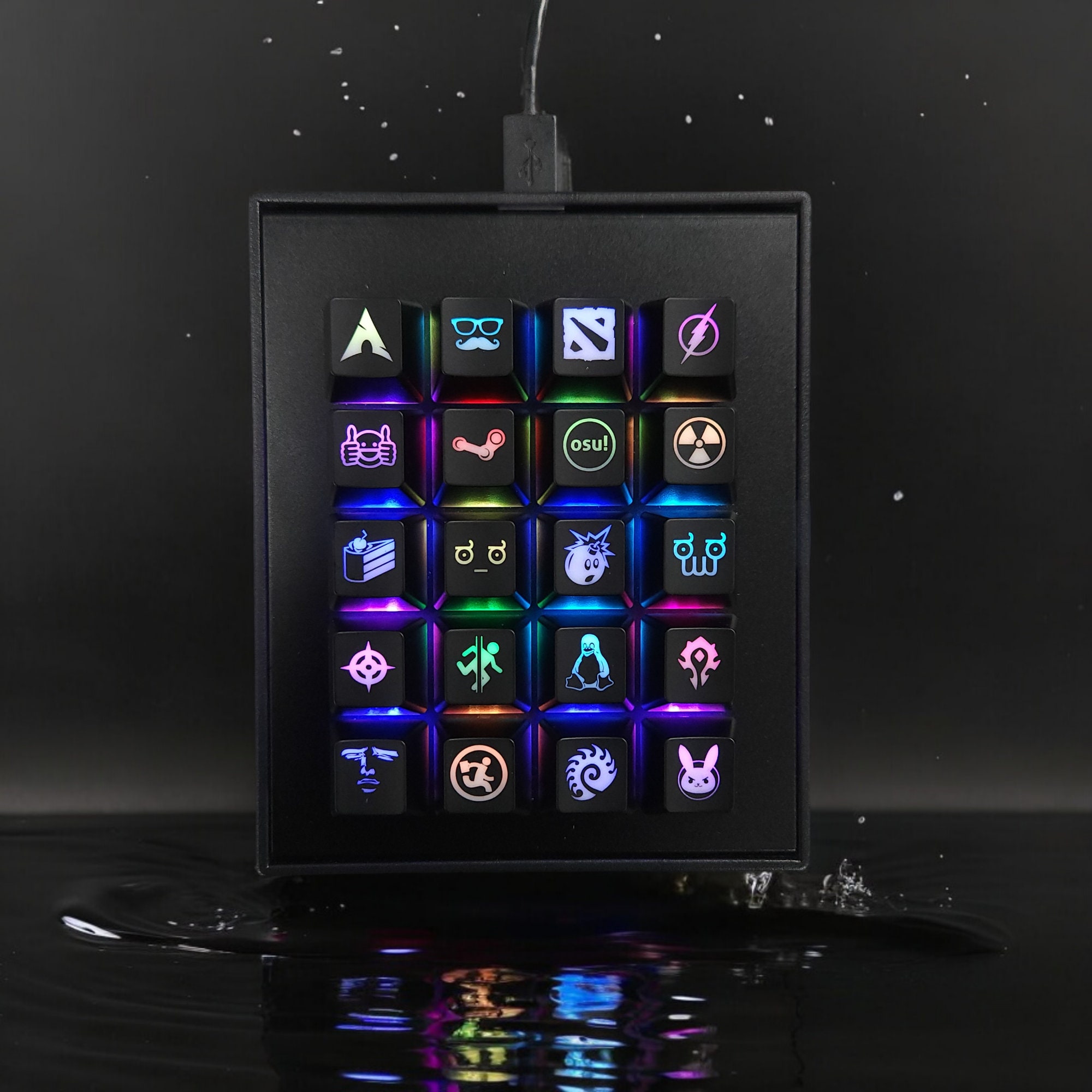 Personalized Backlit Keycap with 70 Icon Options | Custom Keycap | Cherry OEM Key | Gift for him/her | Gamer Gifts | Cherry MX keycaps