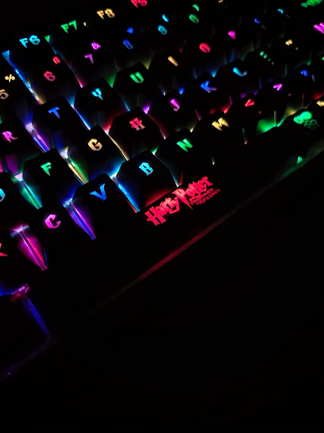 Custom Harry Potter Theme Backlit Keycap Set for 96 Keyboard/keychron