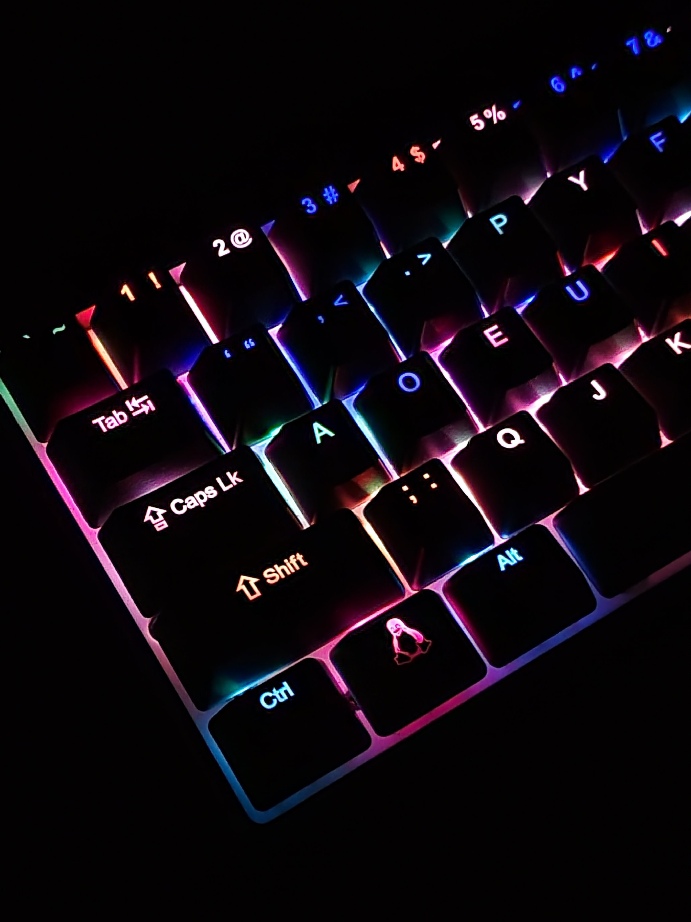 Dvorak Layout Backlit Keycap Set 61 Keys With 6.25 Layout - Etsy