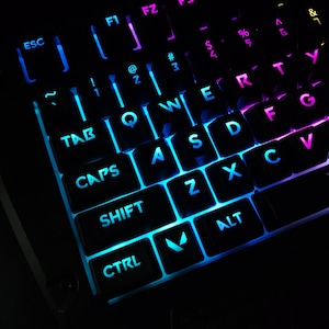 Valorant Gaming Backlit Keycap Set | Mechanical Keyboard Keycap Set for Gaming Enthusiasts | Gaming Keycap Set | Gift for him | Gamer Gifts