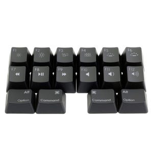 Mac Media Function Hotkey Shortcut (F1-F12) & Mac Modifier (OPT/CMD) Backlit Keycaps Set | Mac keycap | Mac keyboard | Gift for him/her