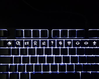 FFXIV Eorzean Alphabet Backlit Keycap Set (26 Keycaps) - Etsy