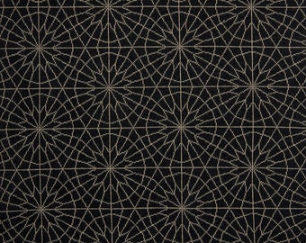 Jacquard jersey, Cirkel black/beige, EDURSDOTTER