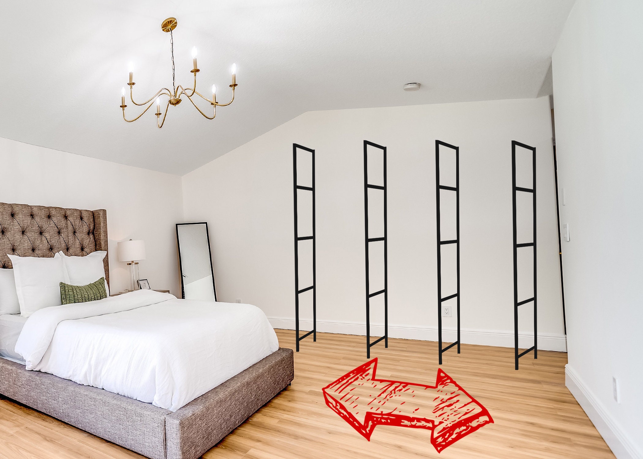 70 Bookshelf Frames Kit Custom DIY Fill Any Space Etsy