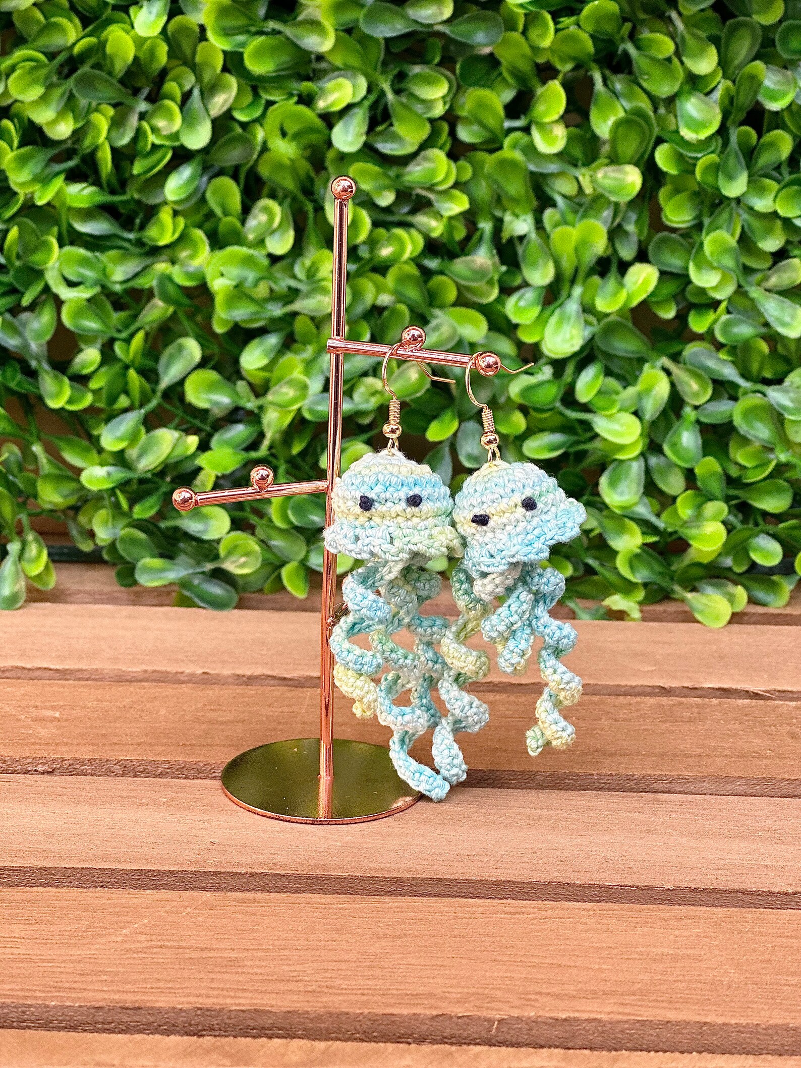 Jellyfish Crochet, Earring Accessories, Cute Earrings, Handmade