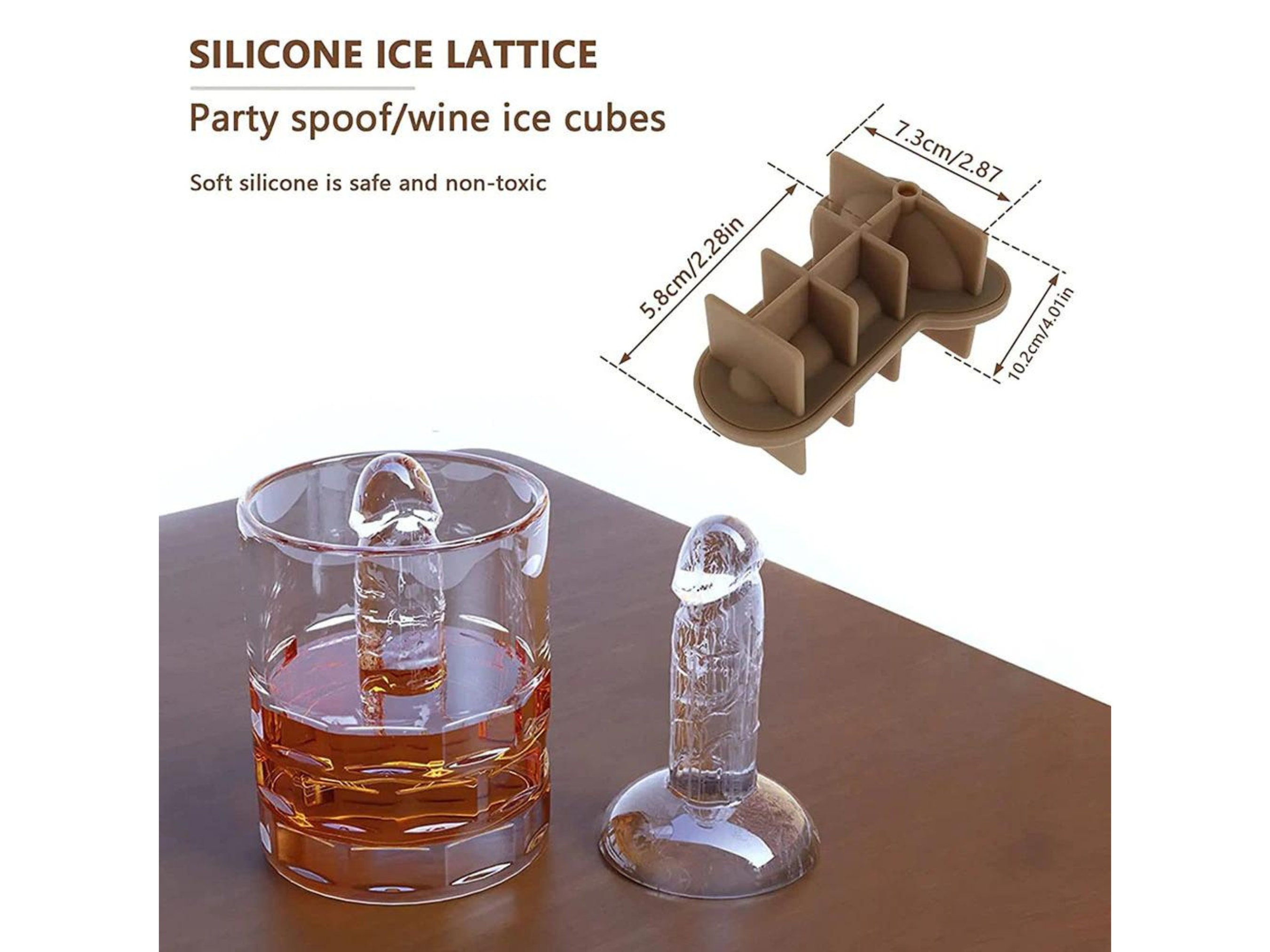 Party Prank Silicone Ice Cube Tray