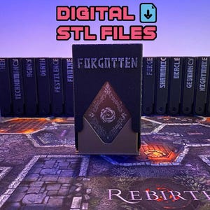 Black Rose Wars (+ Rebirth) - Deck boxes for schools of magic - Digital STL Files