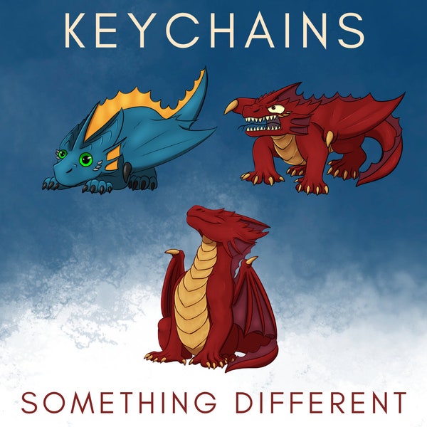 Dragon keyring “Something Different”