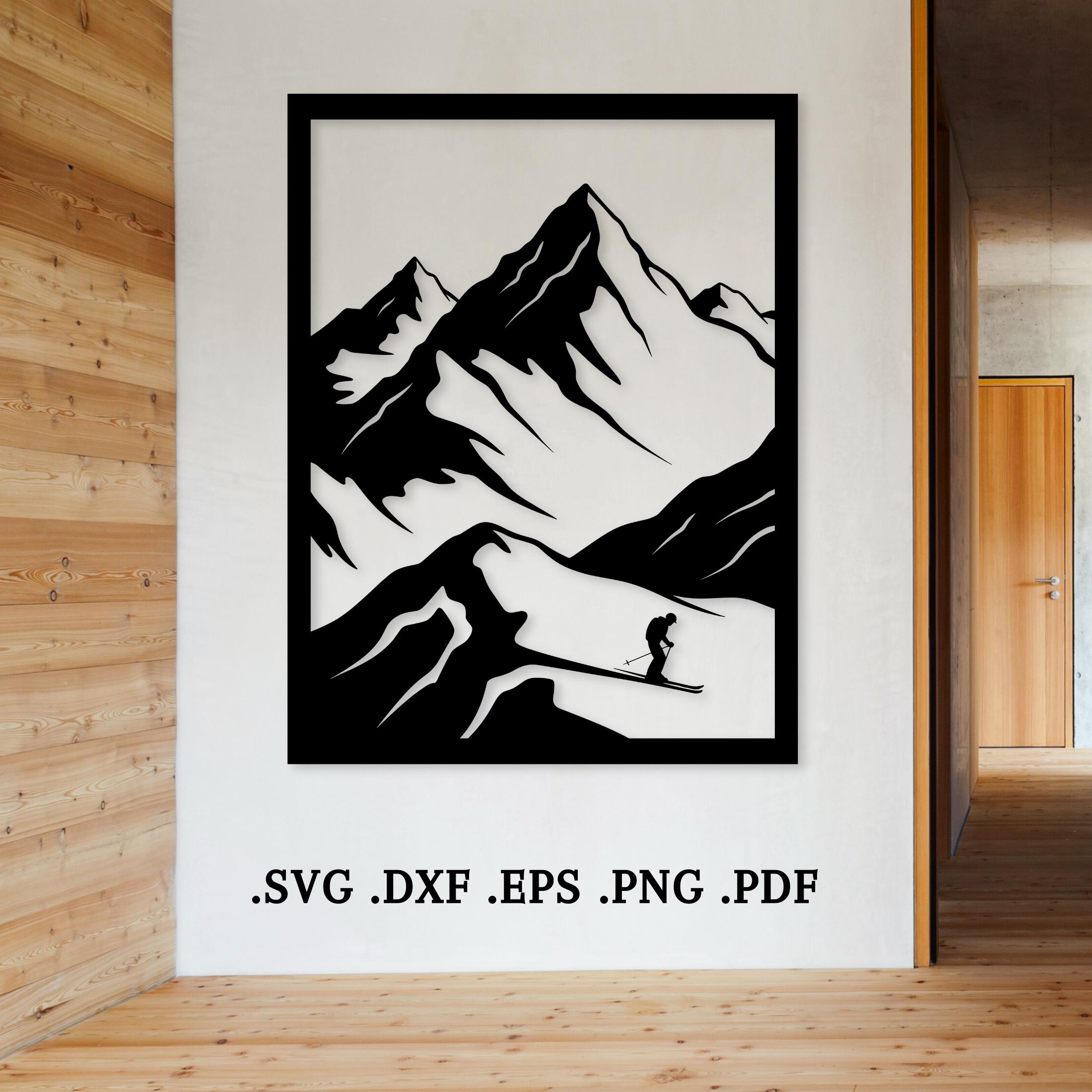 Recorte de montaña - Etsy México, image size:2200x2200