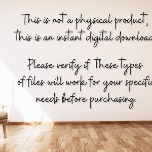 Important notes about the framed mountains svg instant digital file