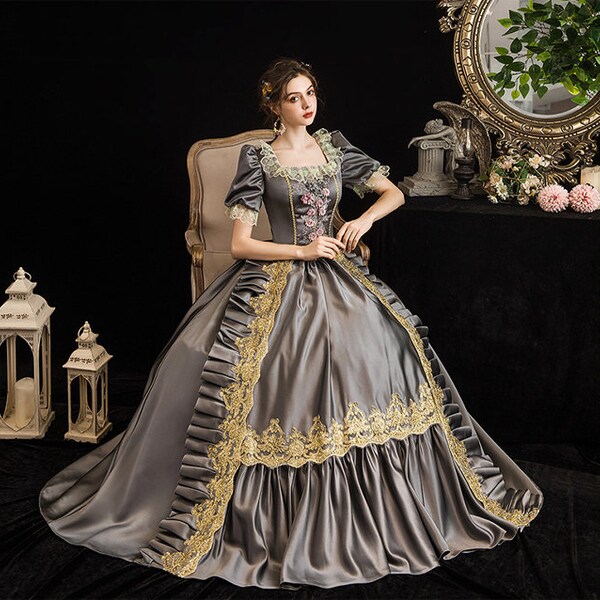 Midieval Prom Medieval Evening Dress - Etsy