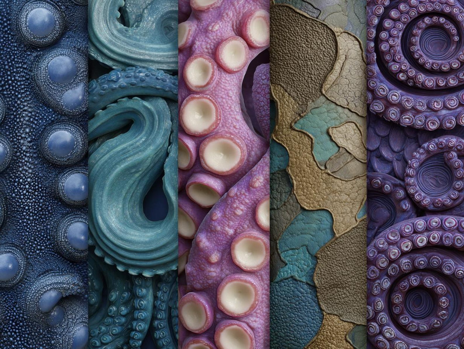 Octopus Suckers Texture Procreate Brushes: Seamless Tentacle Patterns ...