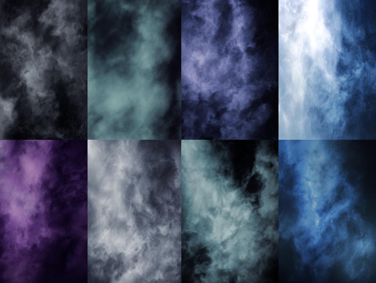 Fog Mist Texture Procreate Brushes: 100+ Seamless Patterns (instant ...