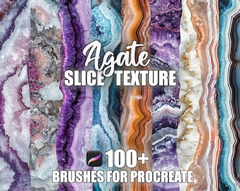 Achat Scheibe Procreate Pinsel: Nahtlose Texturen (Digitaler Download .brushset für iPad Procreate App)