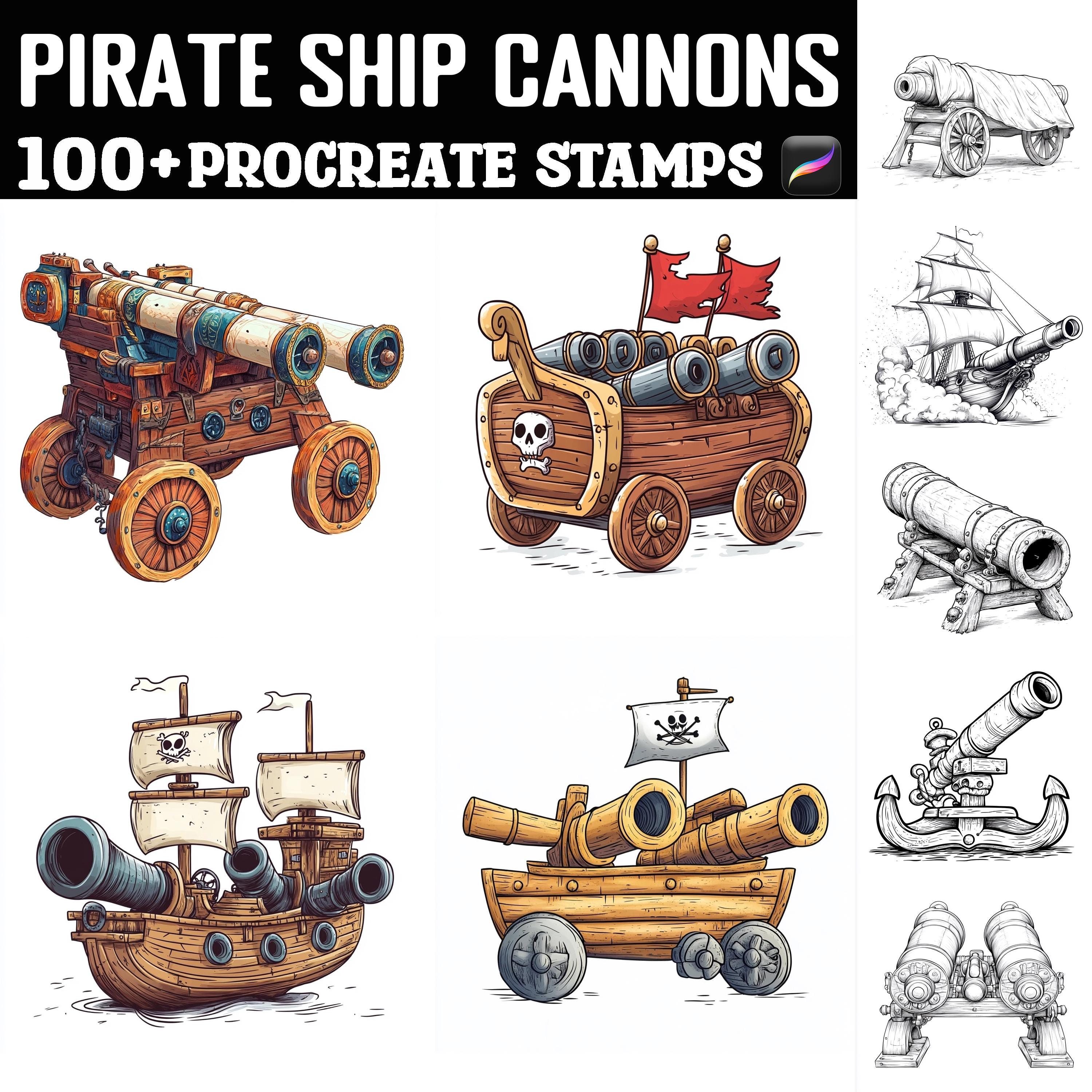 Ship cannon - Etsy België, image size:3000x3000