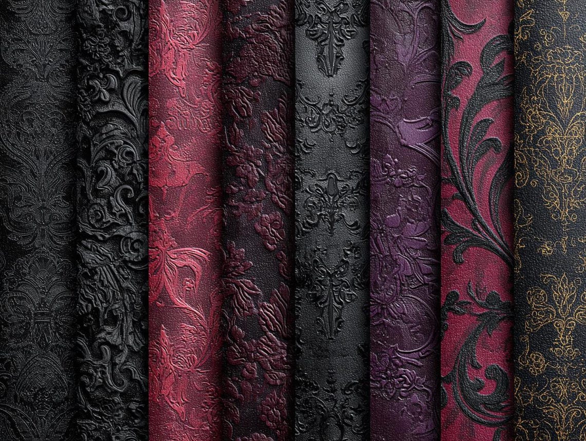 Gothic Texture Procreate Brushes: Seamless Patterns (instant Download ...
