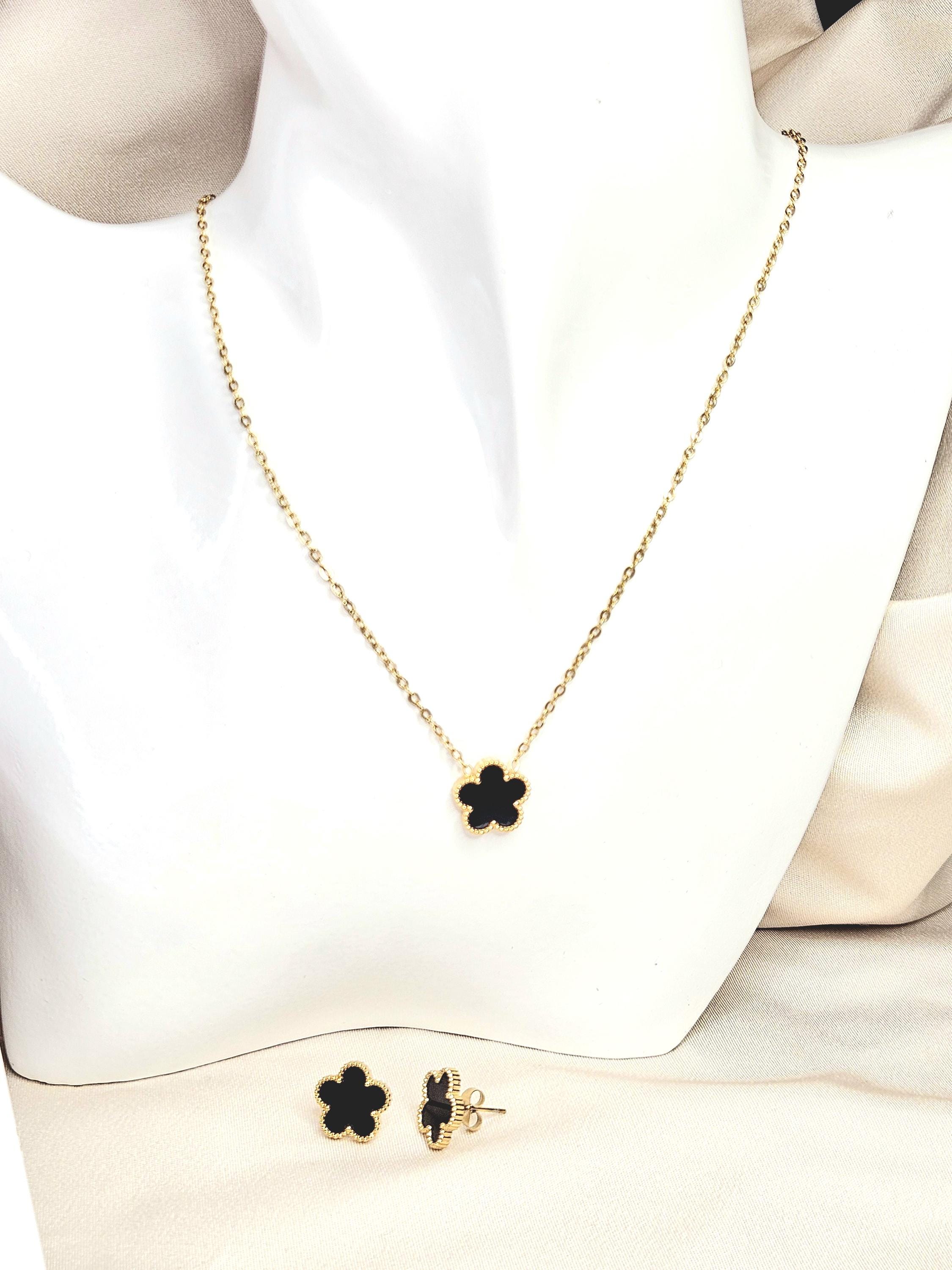 Van cleef alhambra black necklace - Etsy 日本
