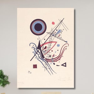 Wassily Kandinsky Blue 1922 Oil Painting Art, Wassily Kandinsky Artwork , Wassily Kandinsky Wall Art Poster, Wassily Kandinsky Canvas Prints