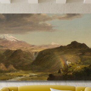 Frederic Edwin South American Landscape Oil Painting Prints, Frederic Edwin Church Painting Wall Art, Frederic Edwin Church Landscape Poster