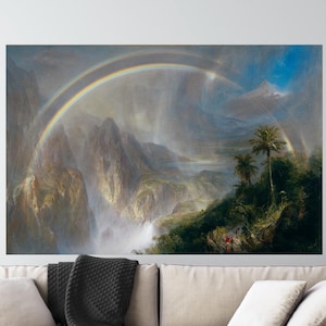 Frederic Edwin Church Rainy Season in the Tropics Paintings Prints, Frederic Edwin Church Artworks, Frederic Edwin Church Exhibition Posters