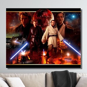 Starwars Movie Milestone Poster Art, Starwars Movie Canvas, Starwars Movie Wall Art, Starwars Movie Print Art, Starwars Poster, Starwars Art