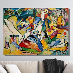 Wassily Kandinsky Painting , Wassily Kandinsky Canvas Wall Art Poster, Wassily Kandinsky Artwork, Wassily Kandinsky Print, Ready To Hang Art
