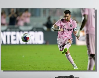 Lionel messi Leinwand, Lionel messi Druck Leinwand Wandkunst, Lionel messi Poster, Lionel messi Kunstwerk, Lionel messi Druckkunst, Lionel messi