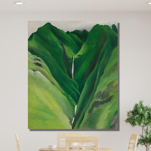 Georgia O&#39;Keeffe The Mountains ,Georgia O&#39;Keeffe Poster, Georgia O&#39;keefe Print, Georgia O&#39;Keeffe WorkArt,Ready To Hang,Georgia Okeffe Framed