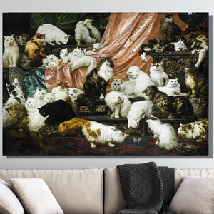 Henriëtte Ronner-Knip, painting of a Dog with pups