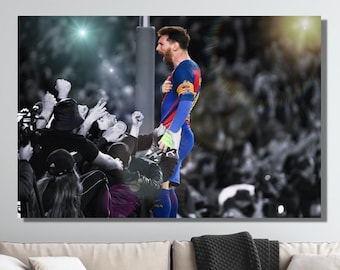 Lionel Messi Canvas Art, The Legend of Barcelona Poster Canvas Print,Lionel Messi Poster Art, Lionel Messi Wall Art, Lionel Messi Print Arts