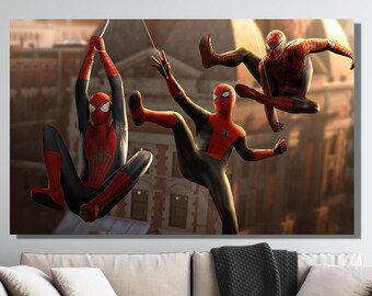 All Spiderman Poster Print, All Spiderman Canvas, Spiderman Wall Art, Spiderman Poster Print, All Spider-Man Poster Print, Spider-man Canvas