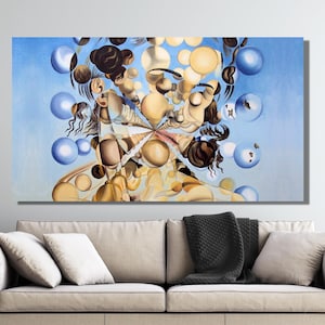 Salvador Dali Galatea of the Spheres Oil Painting Print, Salvador Dali Wall Art, Salvador Dali Artwork, Salvador Dali Exhibition Canvas Arts