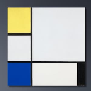 Piet Mondrian Place de la Concorde Painting Prints, Neoplasticism Geometric Vintage Poster, Piet Mondrian Exhibition, Piet Mondrian Wall Art