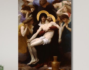 ウィリアム・アドルフ・ブグロー：少女の頭部（1890年