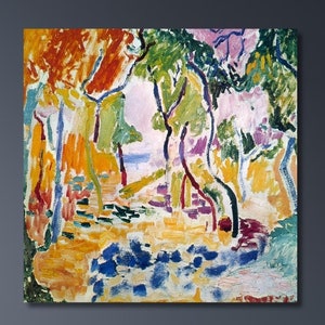 Henri Matisse The Joy of Life (study) 1905 Oil Painting Wall Art, Henri Matisse Canvas, Henri Matisse Print, Henri Matisse Kubizm Wall Decor