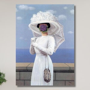 René Magritte A Grande Guerra Pintura Impressão Arte em Tela, René Magritte Arte de Parede, René Magritte Exposição Impressão, René Magritte Arte Tela