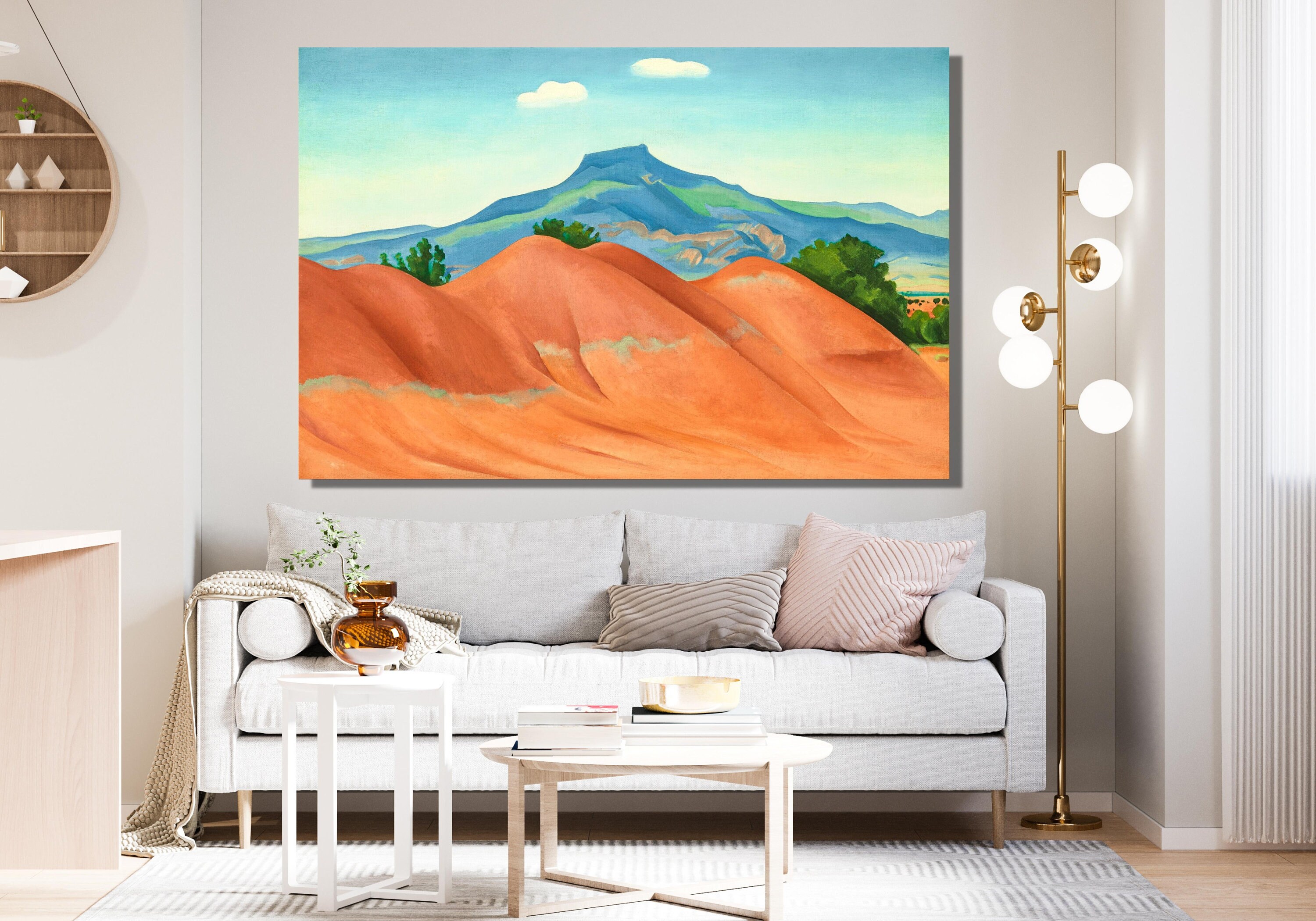 Georgia Okeeffe Mountain Painting, Georgia O'keefe Workart Print,o ...