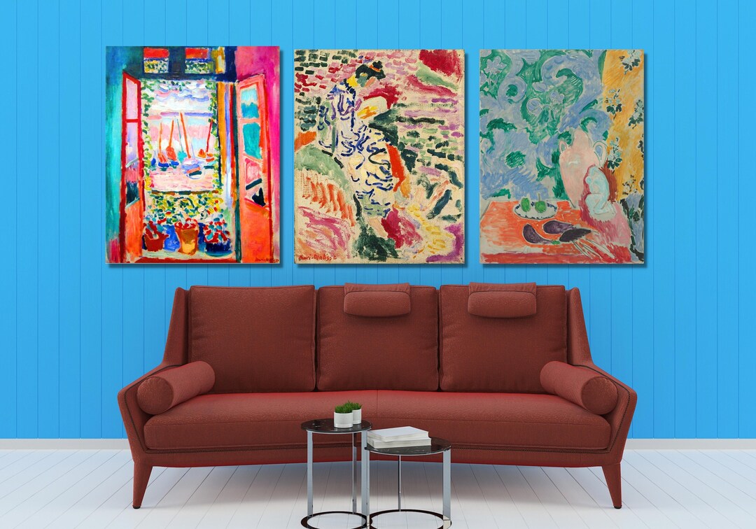 Set of 3 Henri Matisse Painting Poster Print Wall Art, Henri Matisse ...