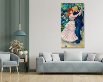 Pierre-Auguste Renoir: Poster „Tanzende Frauen“, Kunstdruck von 1880, Vintage-Poster mit Mädchenmotiv, Vintage-Wanddekoration
