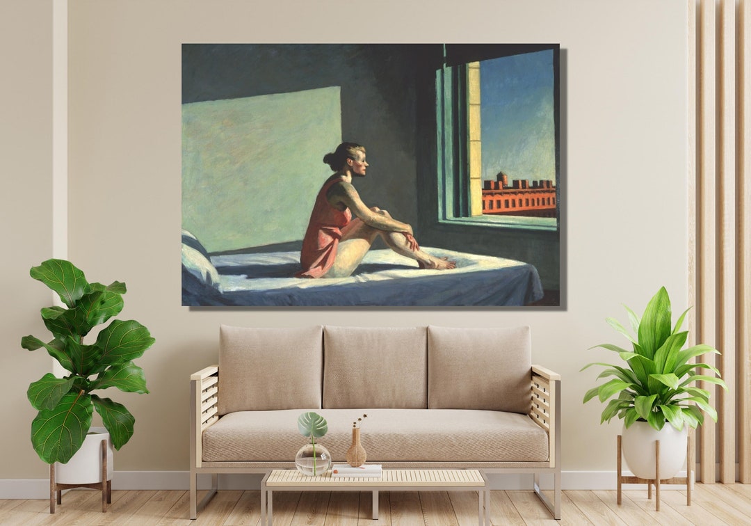 Edward Hopper Girl Bedroom Window Canvas Print Wall Art Modern Canvas edward-hopper-girl-bedroom-window-canvas-print-wall-art-modern-canvas