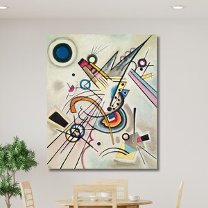 Wassily Kandinsky Diagonal 1923 Oil Painting, Wassily Kandinsky Artwork , Wassily Kandinsky Wall Art Poster, Wassily Kandinsky Canvas Prints
