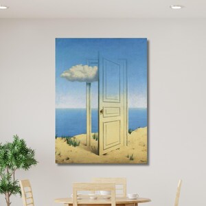 René Magritte A Vitória 1939 Pintura a Óleo, René Magritte Impressão de Arte, René Magritte Arte de Parede, René Magritte Abra a Porta Cartazes de Tela