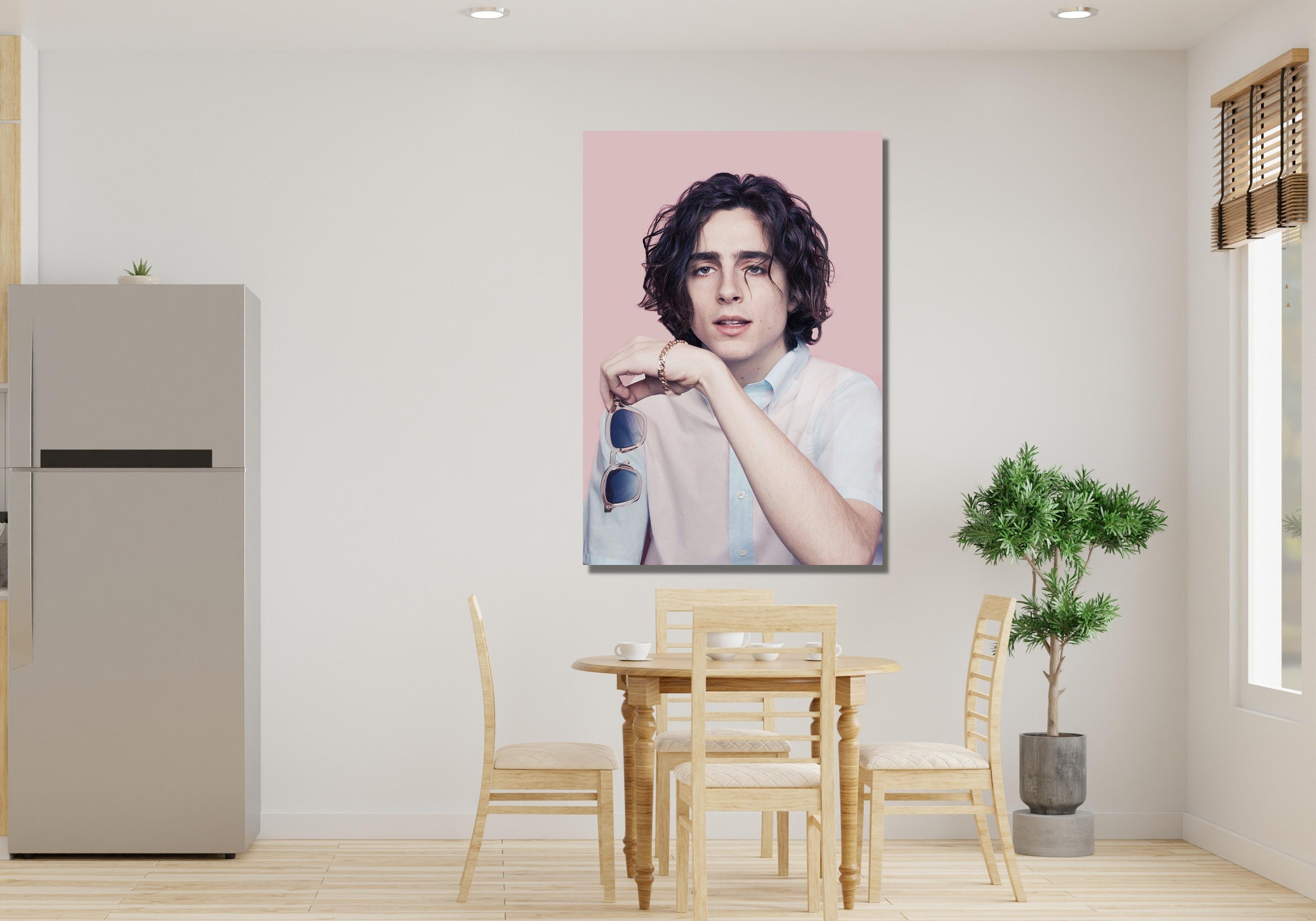  BLUDUG Timothee Chalamet Actor Poster (2) Canvas Painting Wall  Art Poster for Bedroom Living Room Decor12x18inch(30x45cm): Posters & Prints