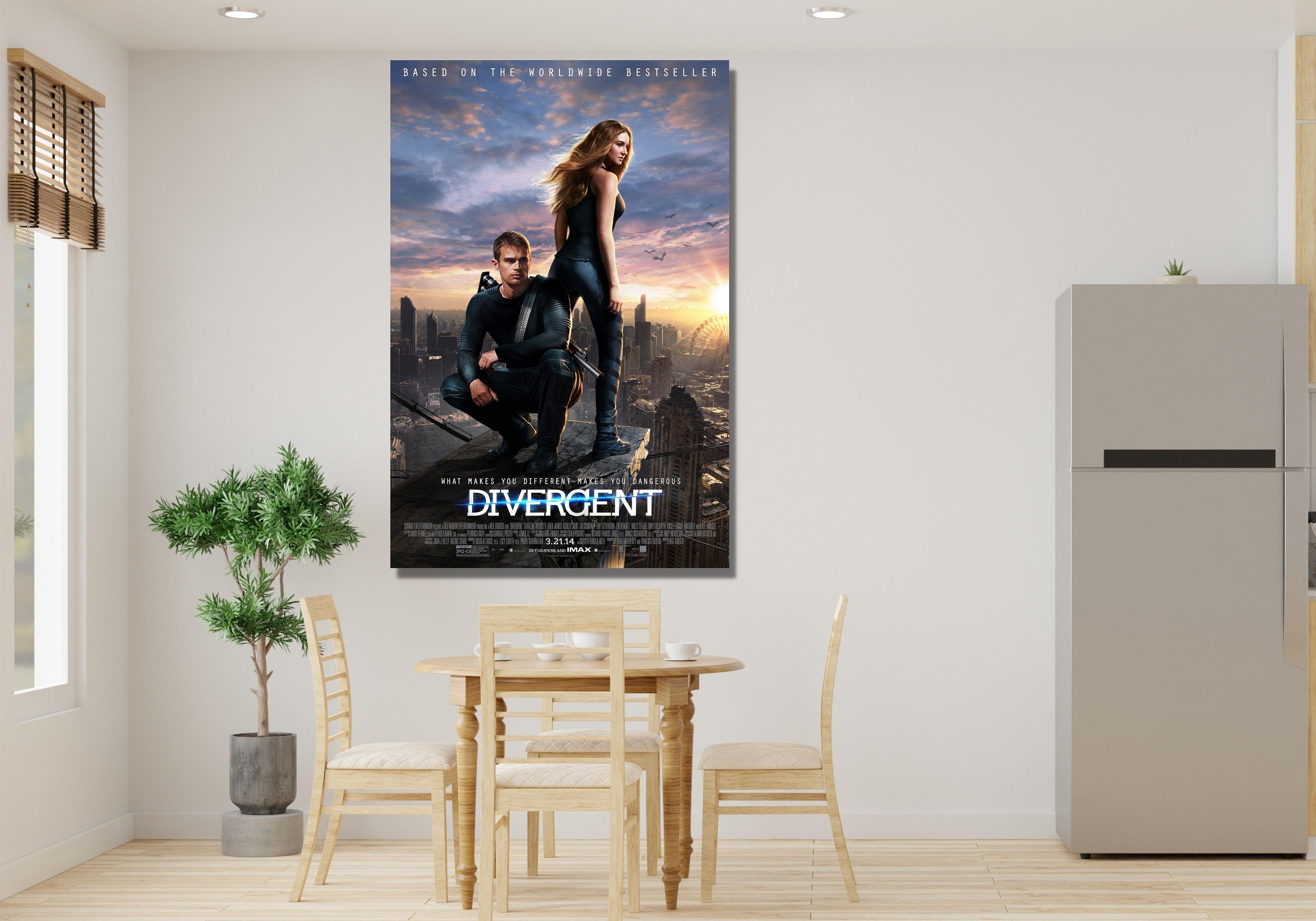 ダイバージェント ウォールデコ、映画キャンバス、ダイバージェント 